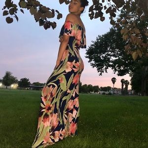 Tropical Maxi Dress